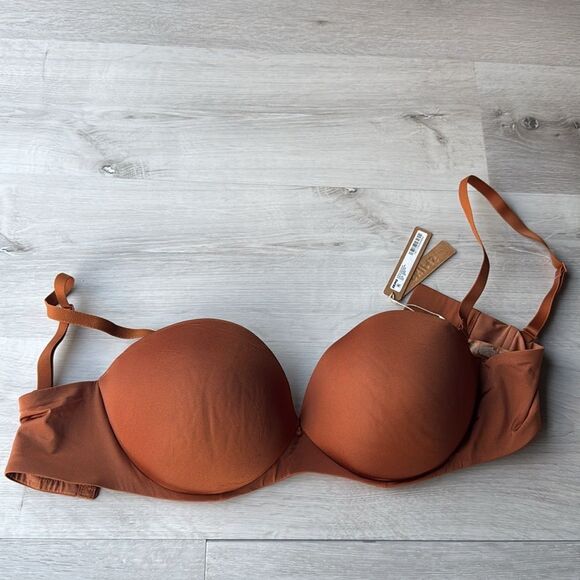 Skims Ultimate Push up‎ Strapless Bra Bronze Size 36D Nwt - Picture 6 of 8